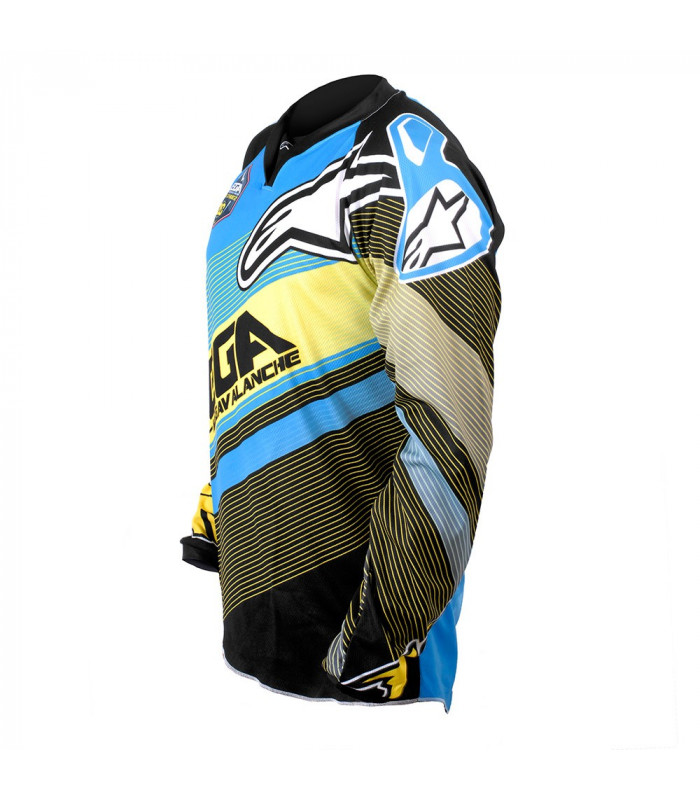ALPINESTARS TEAM UCC MEGAVALANCHE JERSEY (CYAN/BLA