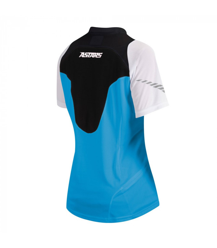 MAILLOT ALPINESTARS STELLA DROP CHICA (TURQUESA/BLANC0)
