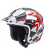CASCO TRIAL NAU FREE TRIAL BLANCO/ROJO