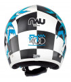 CASCO TRIAL NAU FREE TRIAL BLANCO/AZUL