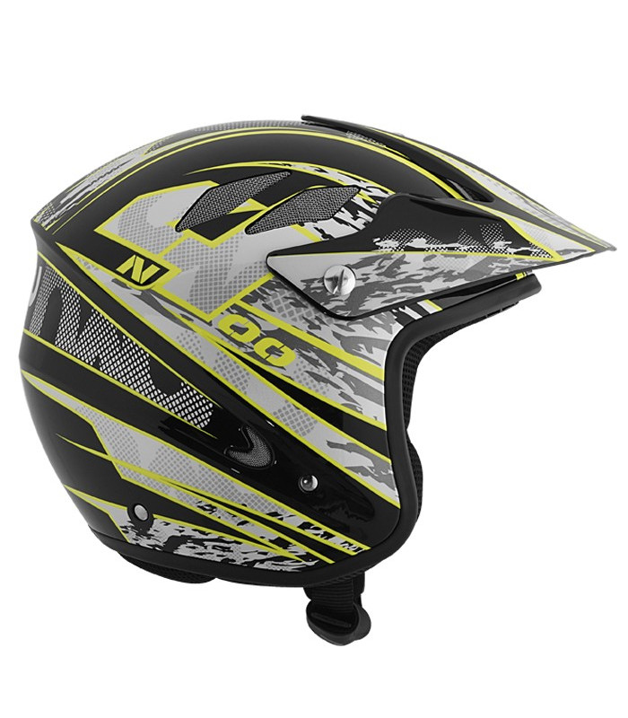 CASCO NAU TRIAL OVERNET NEGRO/AMARILLO