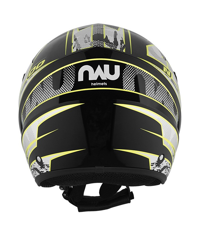 CASCO NAU TRIAL OVERNET NEGRO/AMARILLO