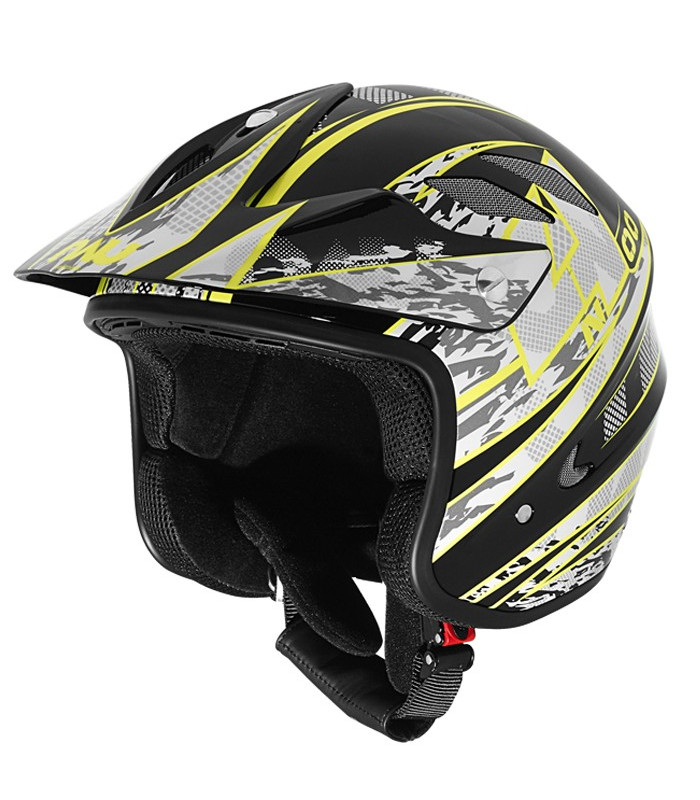 CASCO NAU TRIAL OVERNET NEGRO/AMARILLO