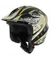 NAU N400 OVERNET TRIAL HELMET (BLACK/YELLOW)