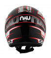 CASCO NAU TRIAL OVERNET NEGRO/ROJO