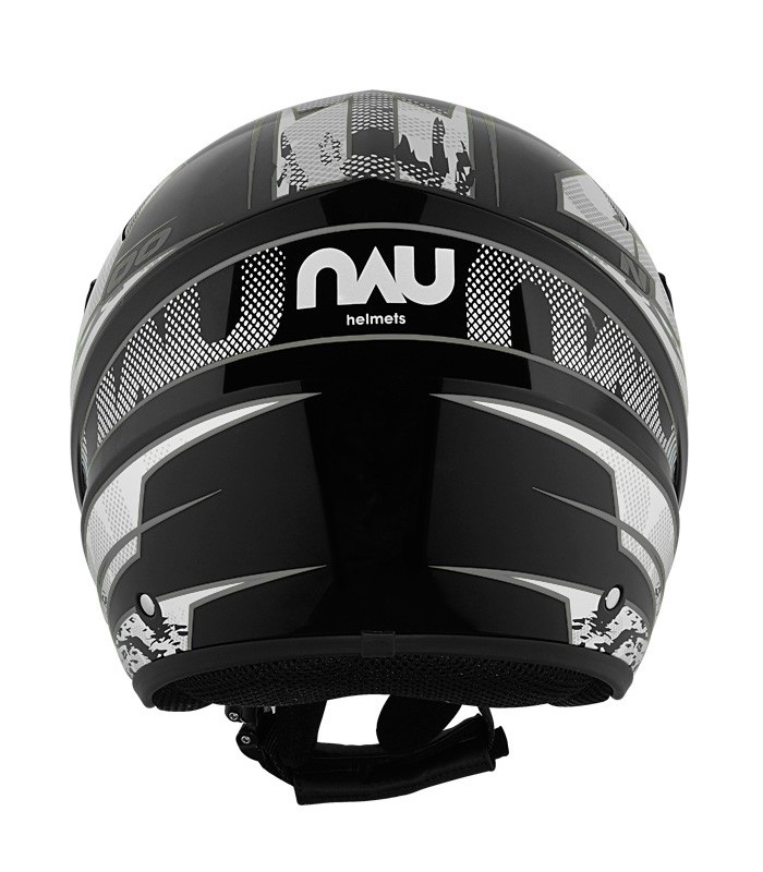 CASCO NAU TRIAL OVERNET NEGRO/GRIS