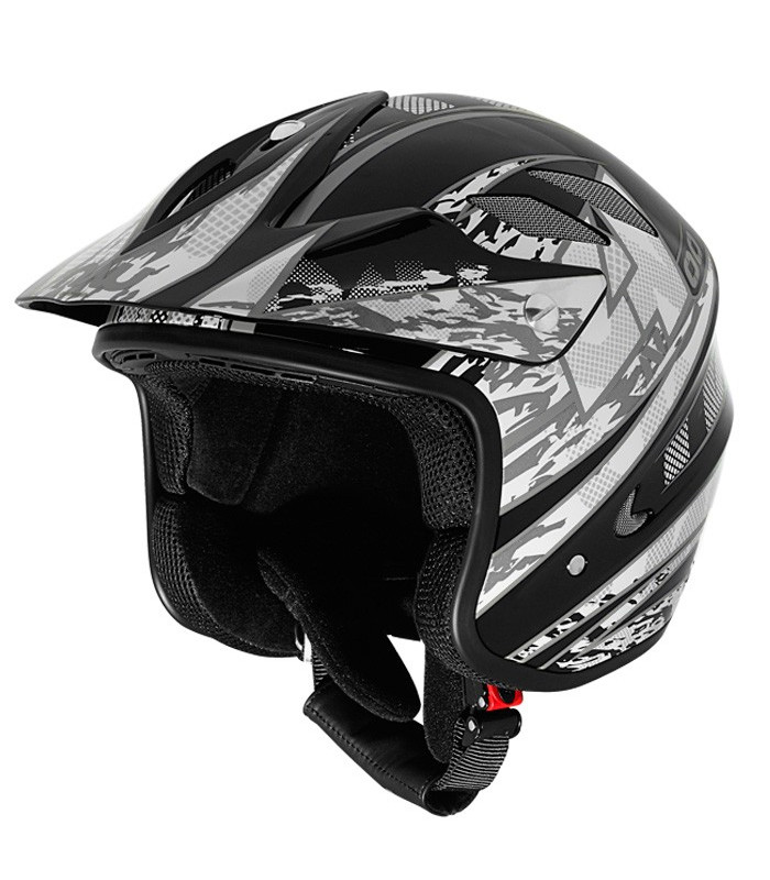 CASCO NAU TRIAL OVERNET NEGRO/GRIS