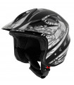 NAU N400 OVERNET TRIAL HELMET (BLACK/GREY)