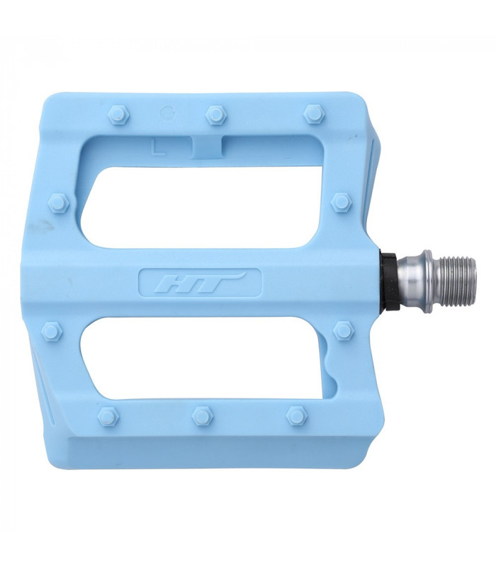 PEDALES HT PLATAFORMA MTB PA12 SKY BLUE