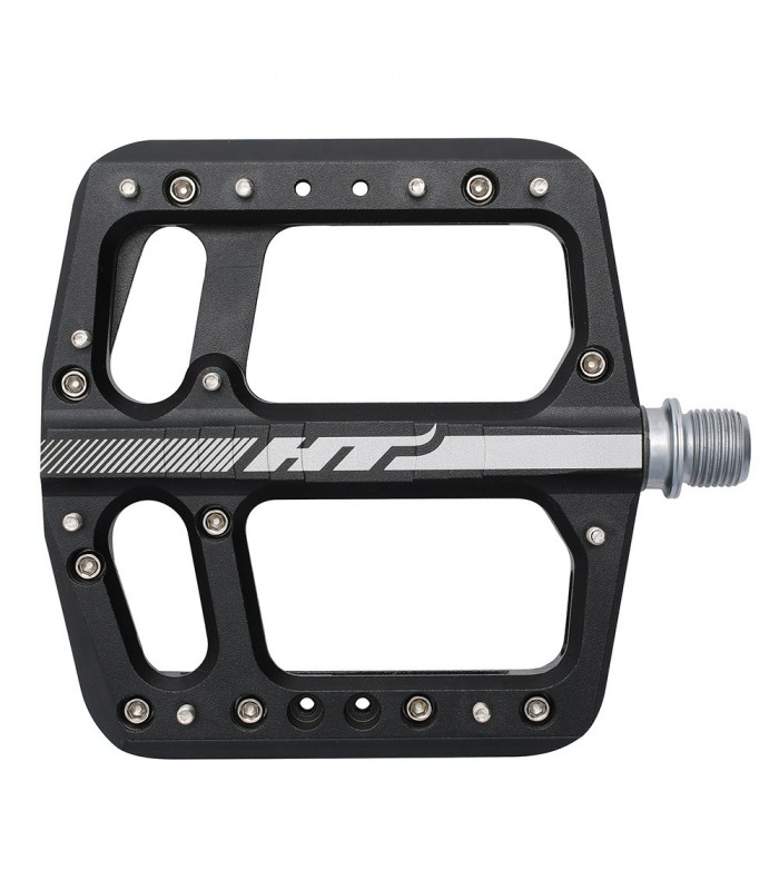 PEDALES HT PLATAFORMA AE06 NEGROS