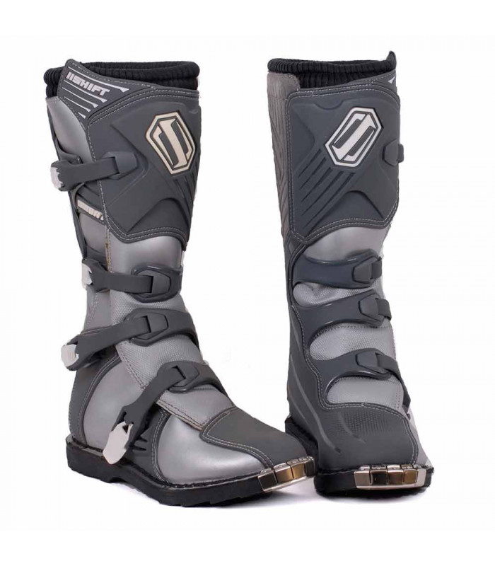 BOTA CROSS SHIFT COMBAT PLATEADA
