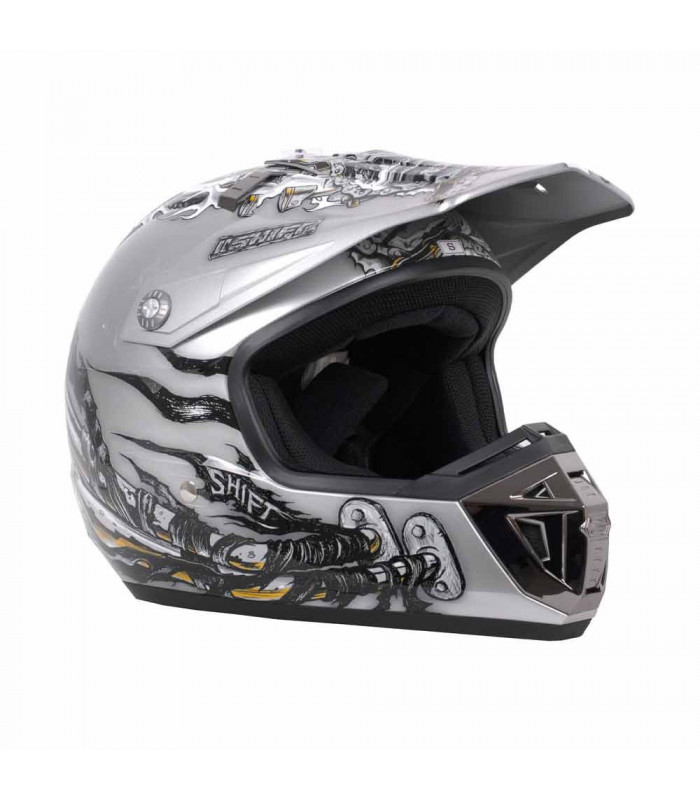 CASCO MX SHIFT AGENT PIPES BLANCO/NEGRO