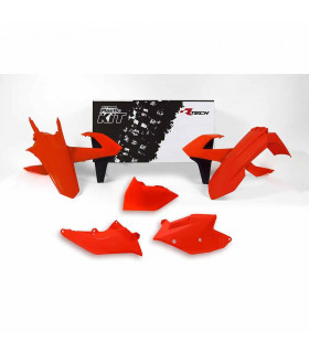 KIT PLASTICOS NARANJA NEON (5 PZS)  KTM EXC/F ' 2017