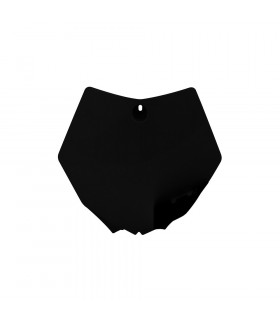 PLACA FRONTAL PORTANUM. NEGRA.  KTM SX 85 ' 2013-17