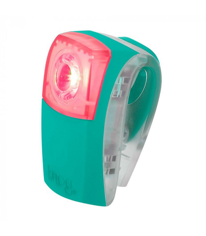 LUZ KNOG BOOMER CON CLIP (TURQUESA)