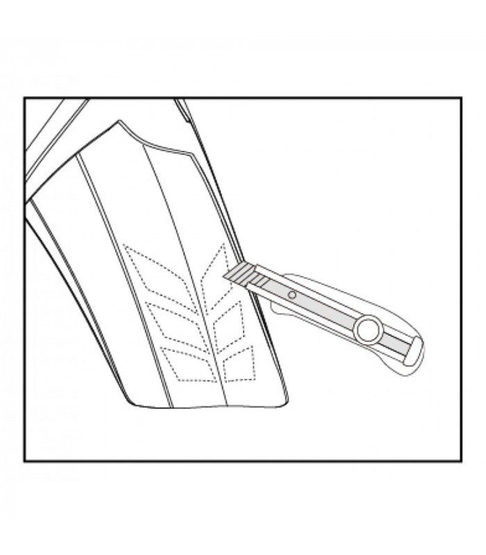RTECH VENTED FRONT FENDER HONDA CRF 250 R, CRF 450 R (2013-2017)
