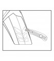 RTECH VENTED FRONT FENDER HONDA CRF 250 R, CRF 450 R (2013-2017)