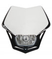 PORTAFARO RTECH V-FACE HALÓGENO (BLANCO-NEGRO)
