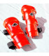 UFO KNEE GUARDS FOR MINIBIKE  RED