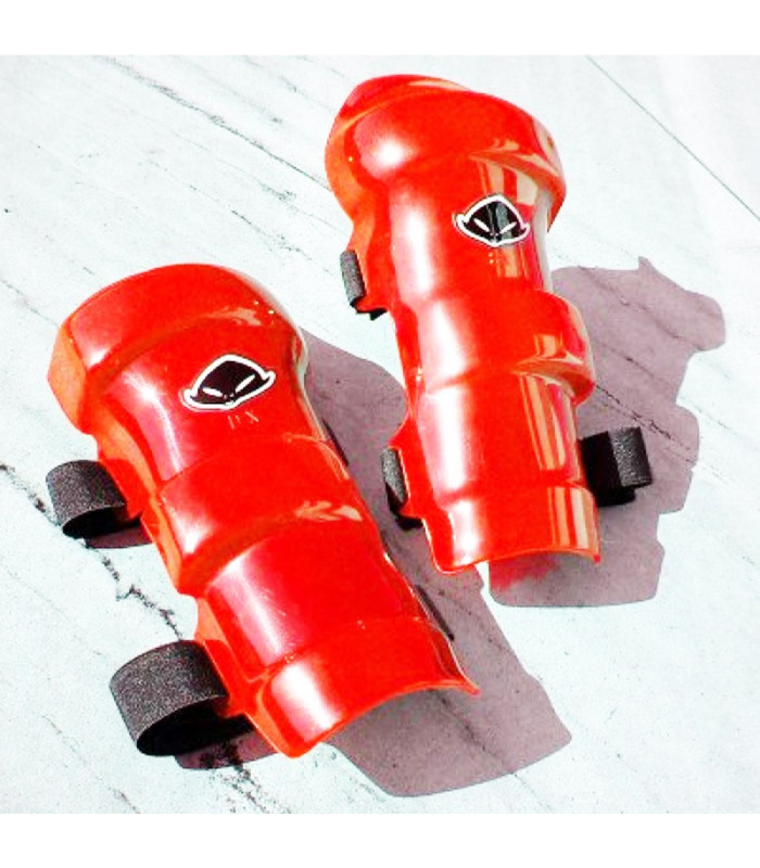 UFO KNEE GUARDS FOR MINIBIKE  RED
