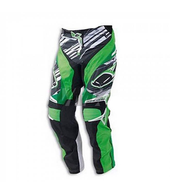 PANTALON CROSS UFO "MX 21" COLOR VERDE TALLA XS (28/46)