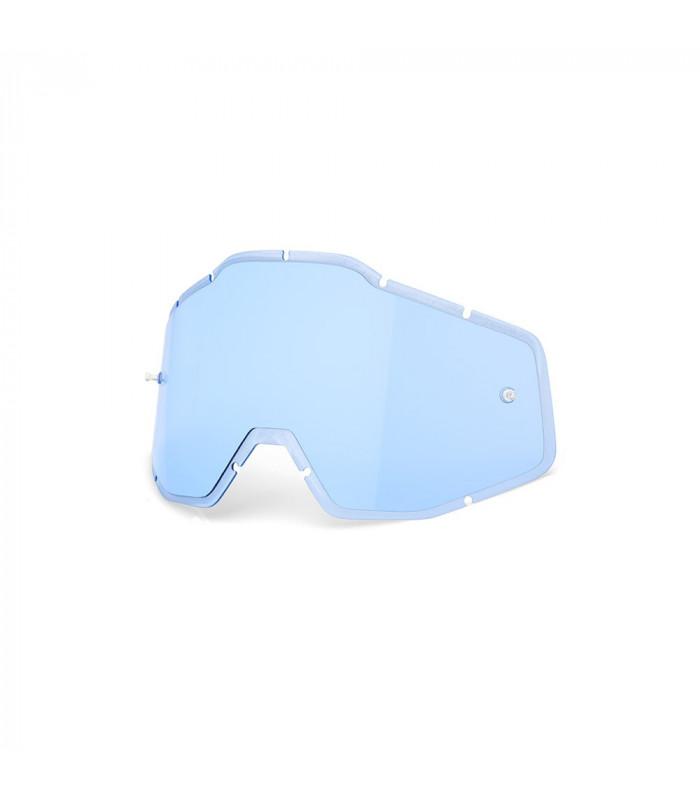 LENTE RECAMBIO BLUE ANTI-FOG INJECTED  (RACECRAFT/ACCOURI/STRATA)