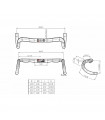 TFHPC AEROCROSS CARBON HANDLEBAR (460 MM)