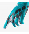 GUANTES MX 100% ITRACK TEAL