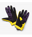 GUANTES MX 100% ITRACK NEON YELLOW