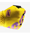 GUANTES MX 100% ITRACK NEON YELLOW