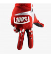 GUANTES MX 100% AIRMATIC RED/WHITE