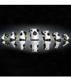 MOBIUS X8 KNEE BRACES (WHITE/ACID YELLOW)