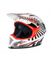 UFO NITRO MX HELMET (WHITE/RED)