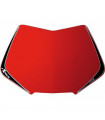 RTECH V-FACE NUMBER PLATE PLASTIC REPLACEMENT (RED)