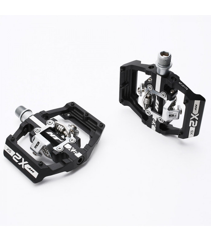 PEDALES HT MTB X2 SX NEGROS
