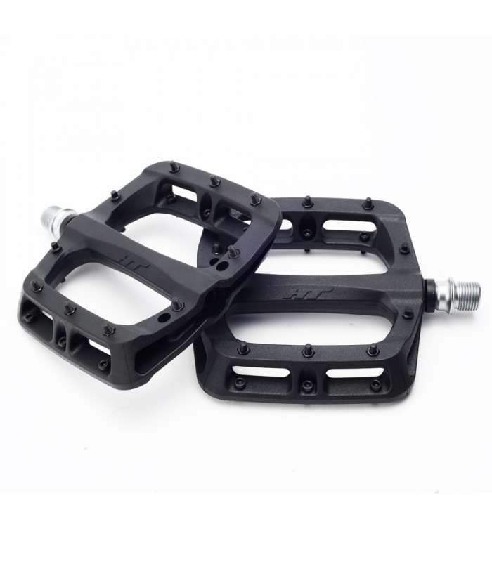 PEDALES HT PLATAFORMA MTB PA03A NEGROS
