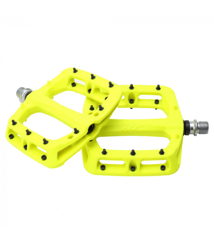 PEDALES HT PLATAFORMA MTB PA03A NEON YELLOW