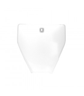 PLACA FRONTAL PORTANUM. BLANCA  HUSQVARNA TC 85 ' 2018