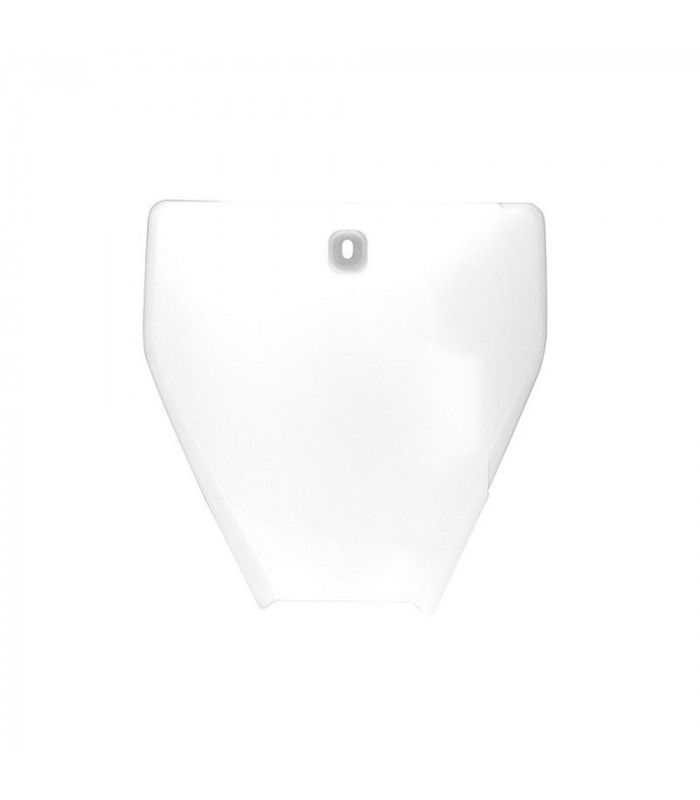PLACA FRONTAL PORTANUM. BLANCA  HUSQVARNA TC 85 ' 2018