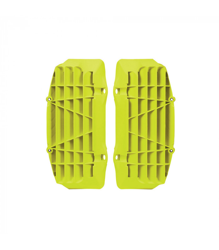 REJILLA FRONTAL RADIADOR AMARILLO NEON OVERSIZE  KTM SX-SXF 2016-18 / EXC-EXCF 2017-18