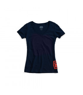 CAMISETA CHICAS M. CORTA 100% "SOURCE" NAVY
