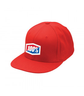 GORRA 100% ICON 210 (ROJO)