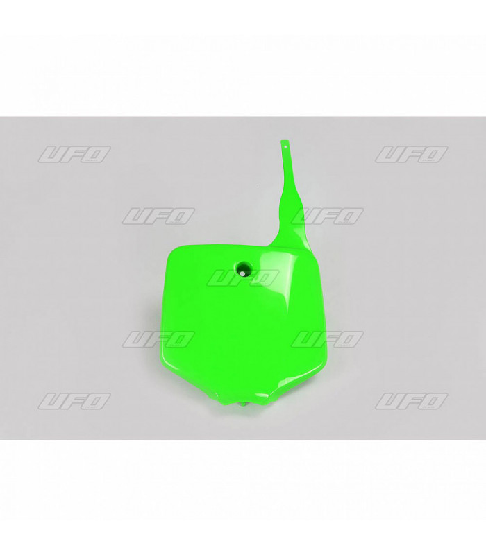 PLACA FRONTAL PORTANUM. KX 65 01-18/KLX 110 01-09