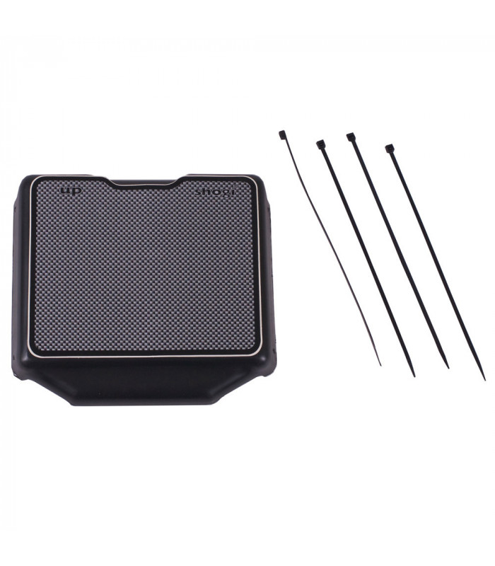 PLACA FRONTAL TRIAL SHOGI (NEGRA)