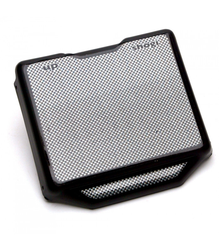 PLACA FRONTAL TRIAL SHOGI (NEGRA)