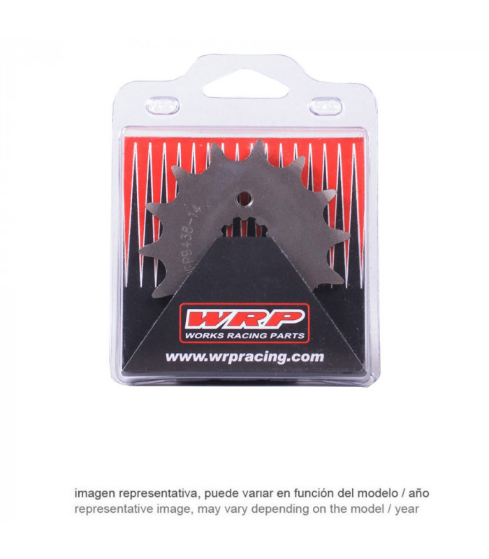 PIÑÓN ACERO WRP 14 DIENTES KAWASAKI KX 250 F, SUZUKI RM-Z 250 (2004-2006)