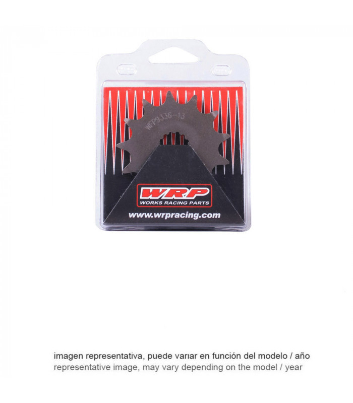 PIÑÓN ACERO WRP 13 DIENTES KAWASAKI KX, KLX, YAMAHA YZ, YZF, WR, WRF (1997-2018)