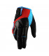 100% SIMI RED/CYAN GLOVES