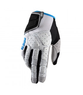 GUANTES 100% SIMI GREY/CYAN