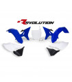 REC. KIT PLASTICOS AZUL-BLANCO-NEGRO REVOLUTION  YZ 125-250 ' 2002-18